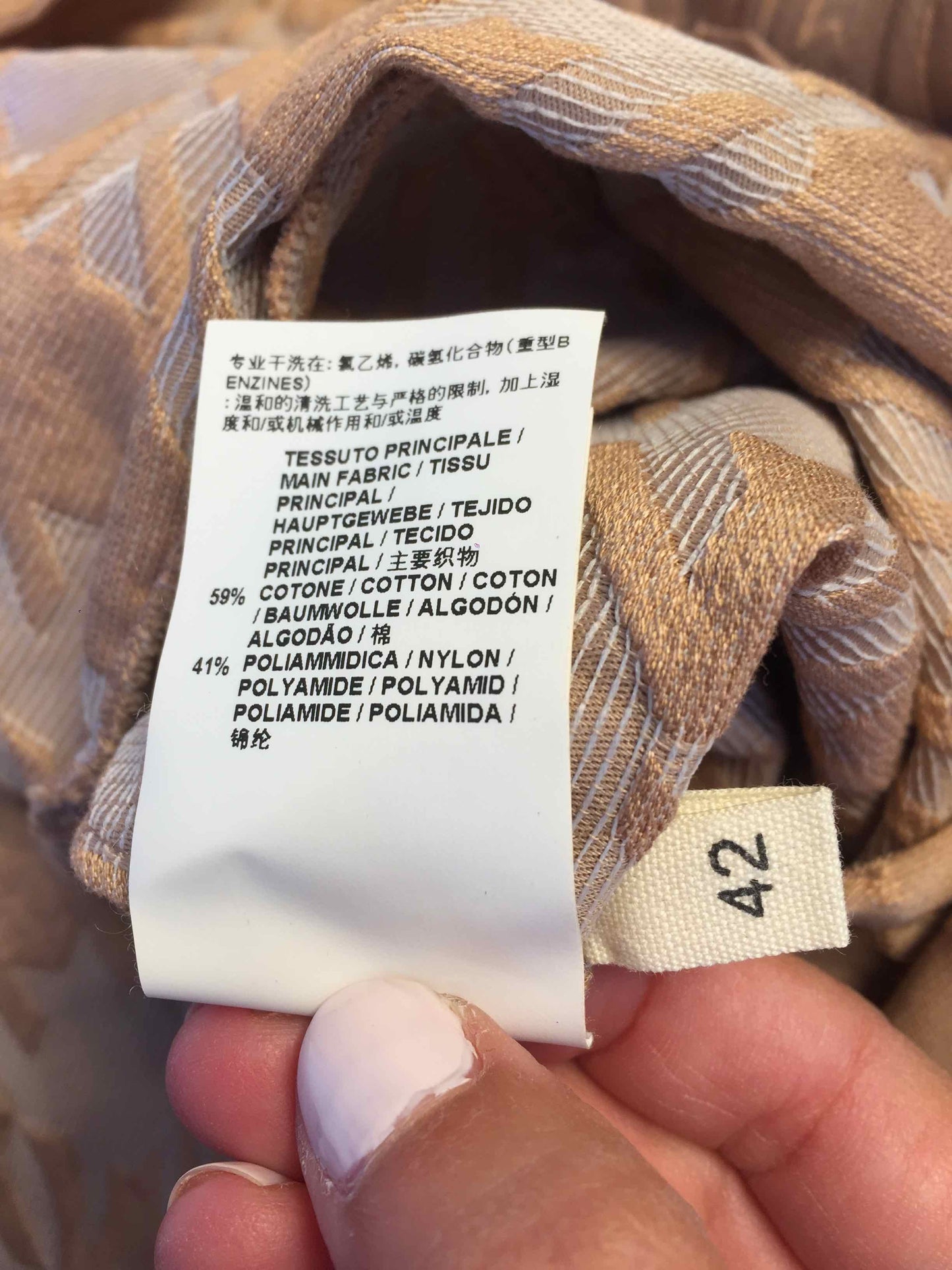 Robe Marni rose T.38
