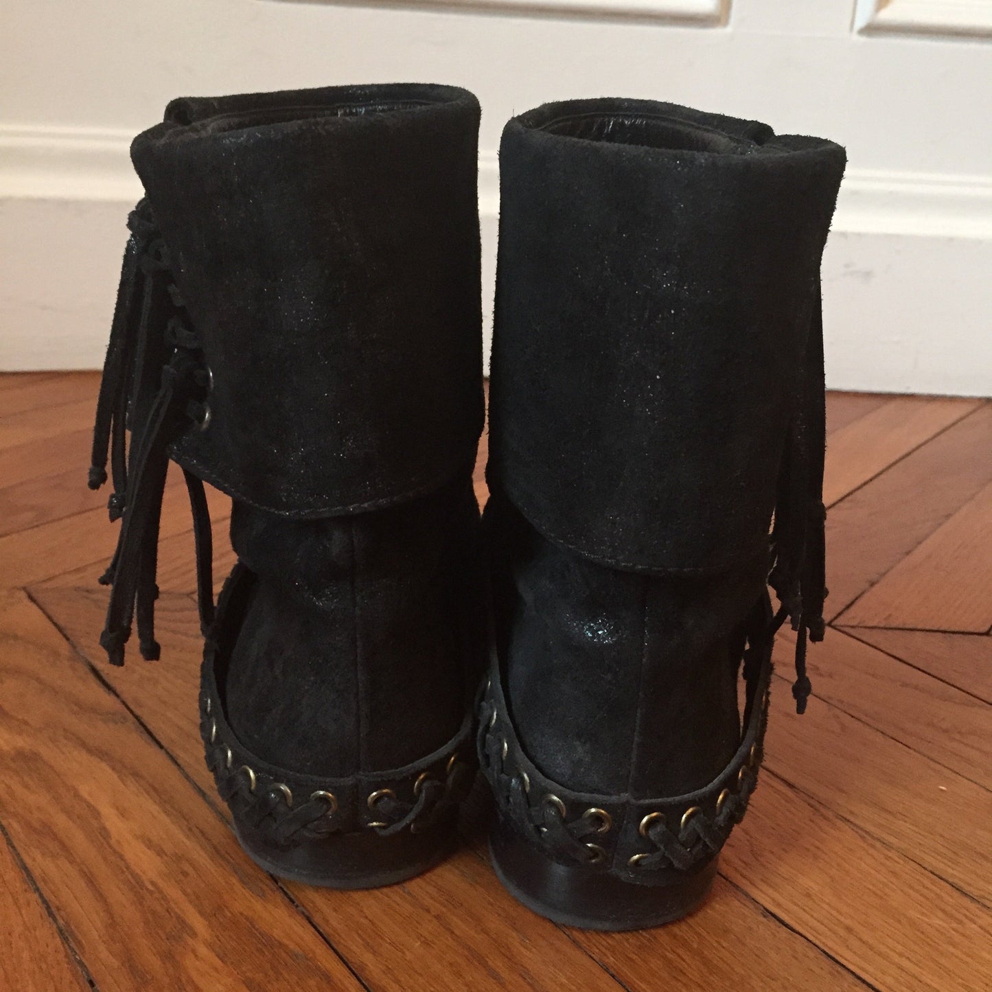 Bottines Balmain Noires T.36