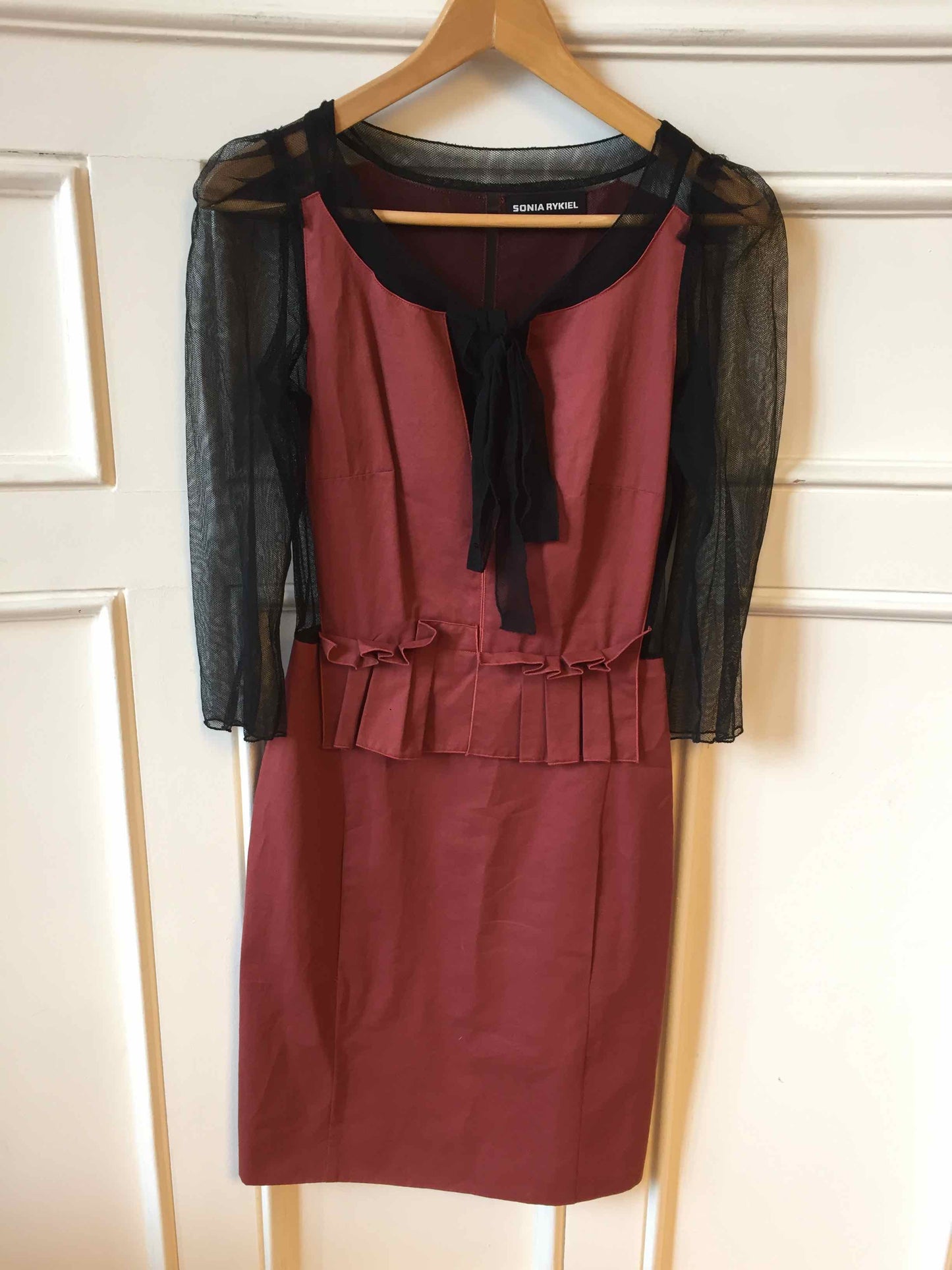 Robe Sonia Rykiel rouge T.36