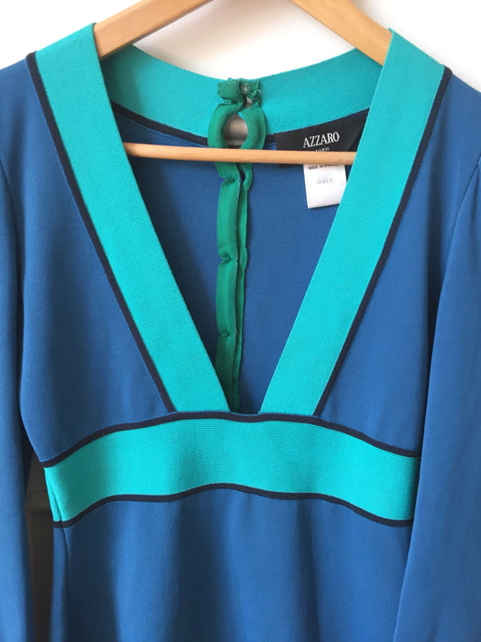 Robe Azzaro bleue T.36