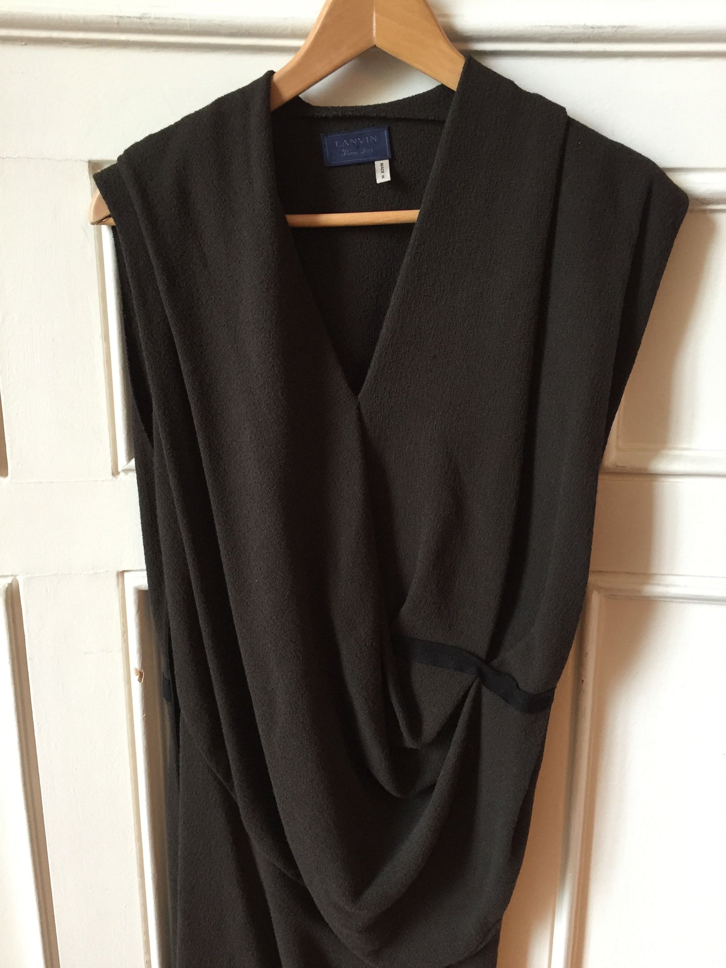 Robe Lanvin Kaki T.38