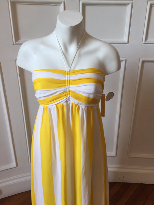 Robe Alice + Olivia jaune T.S Neuve