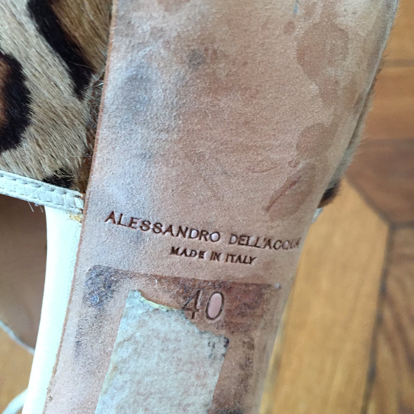 Chaussures Alessandro Dell'Acqua Leopard T.40