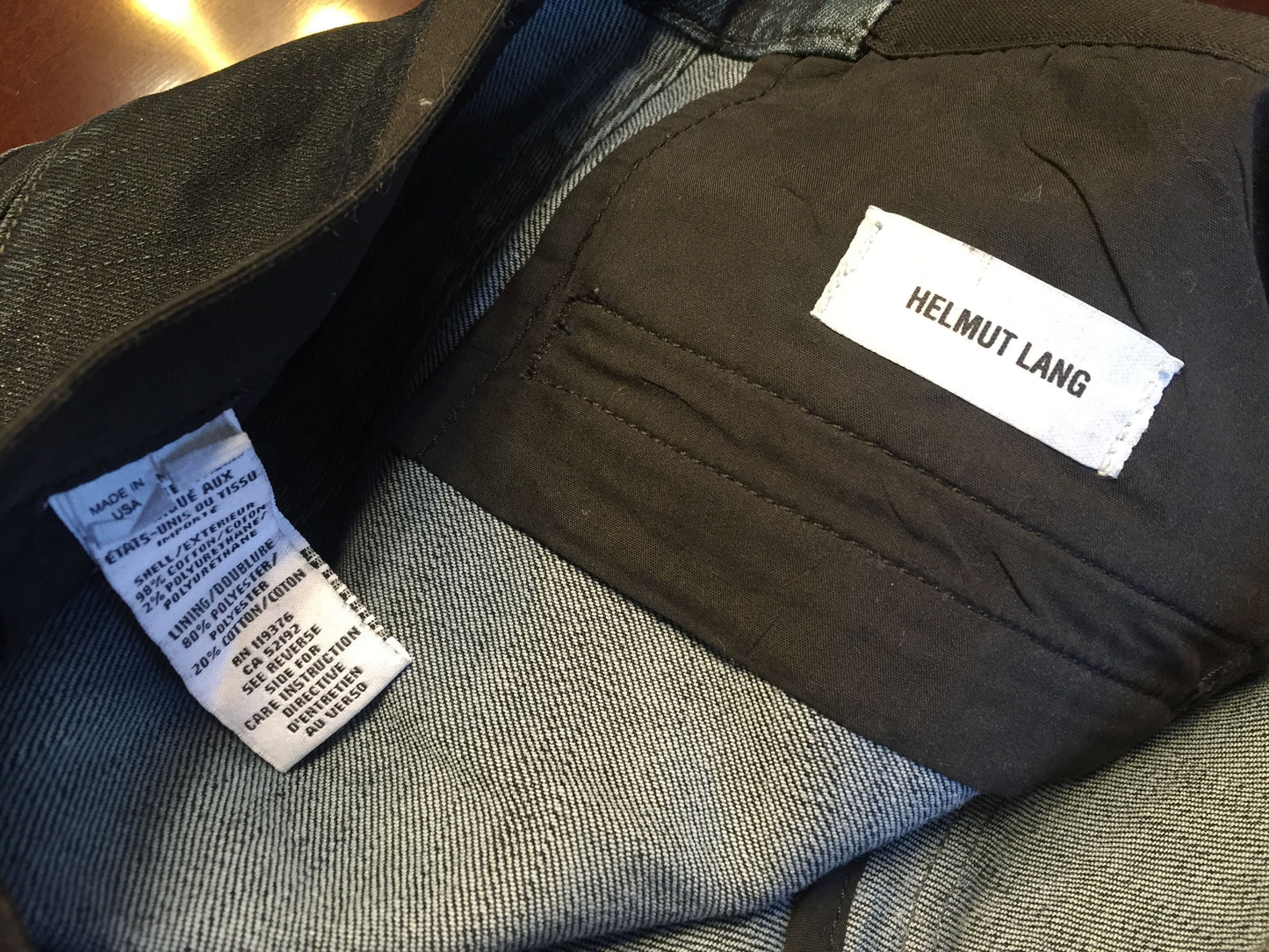 Jeans Helmut Lang bleu T.29