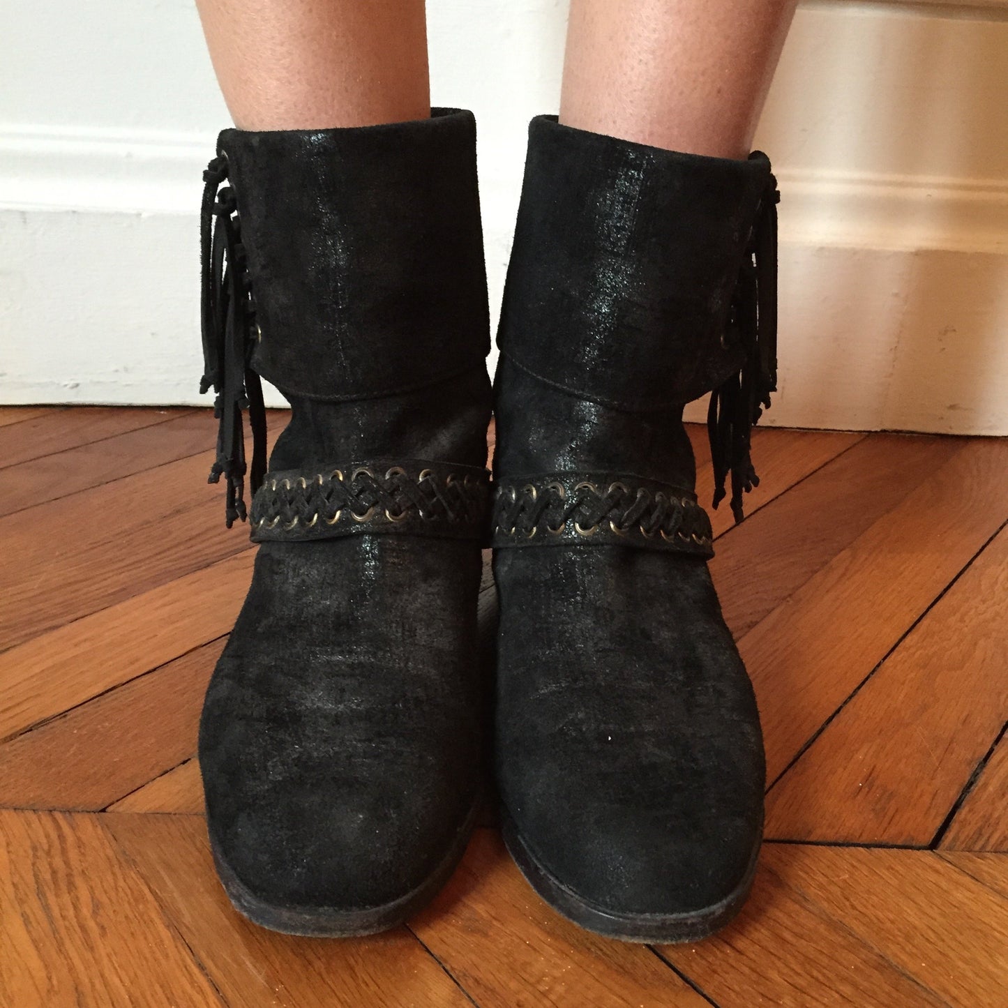Bottines Balmain Noires T.36