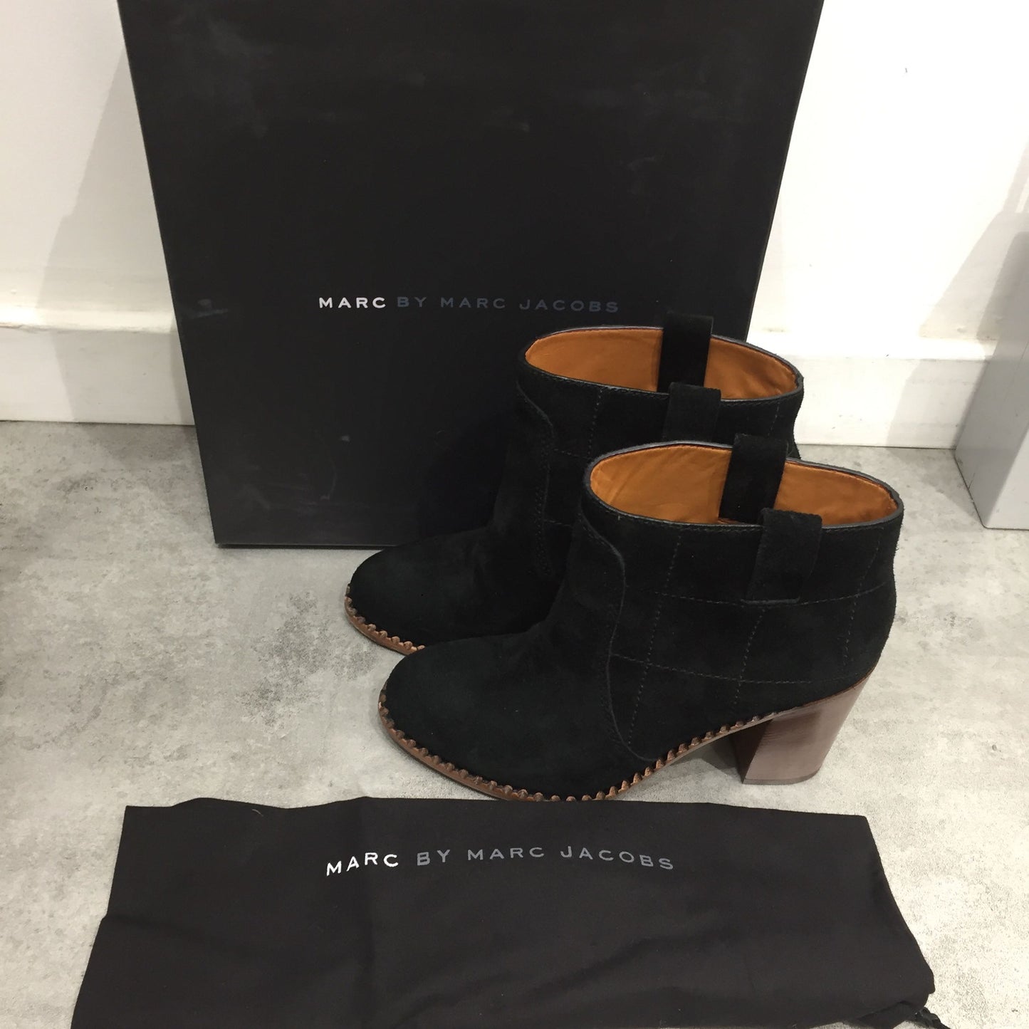 Boots Marc by Marc Jacobs noires T.38