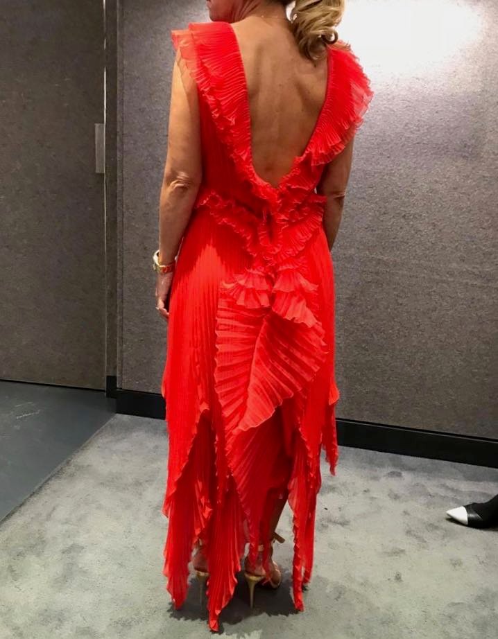 Robe Givenchy rouge T.36