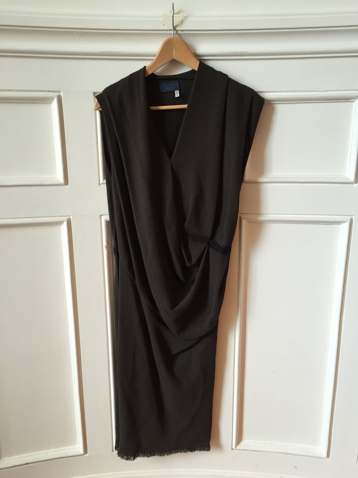 Robe Lanvin Kaki T.38