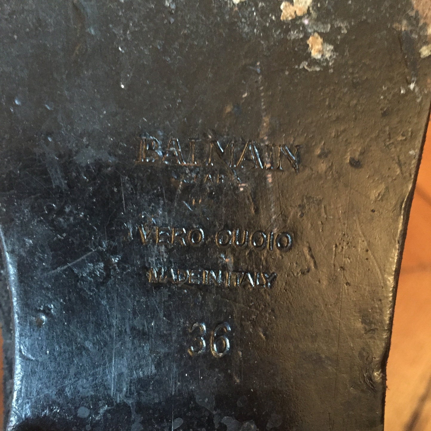 Bottines Balmain Noires T.36