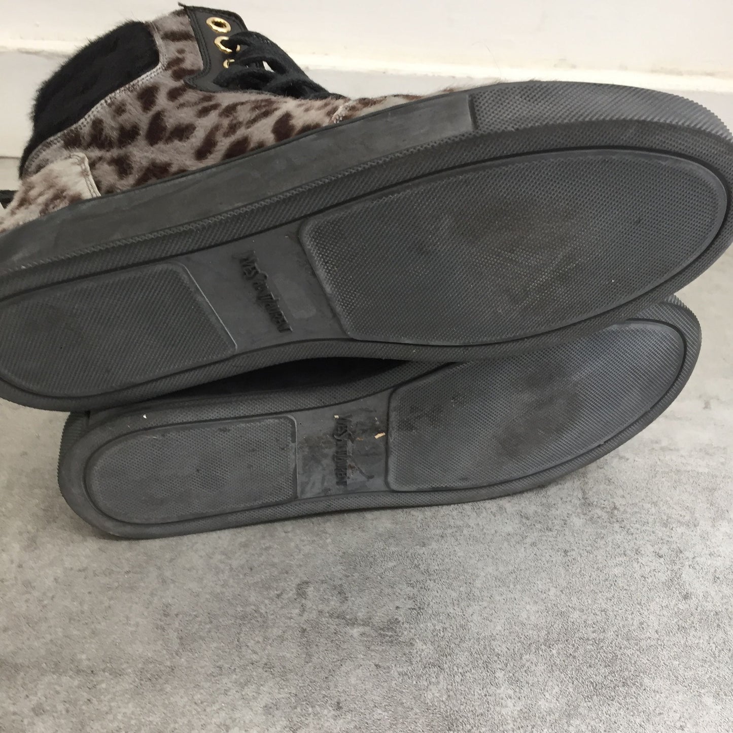 Baskets Yves Saint Laurent Leopard T.35 IT