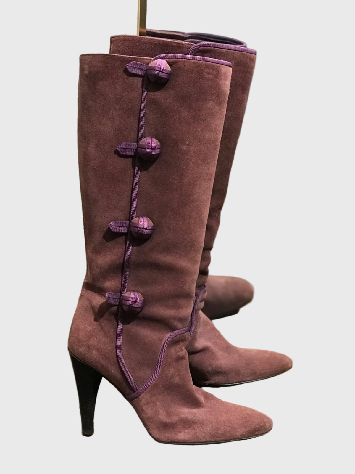 Bottes Celine prune T.37