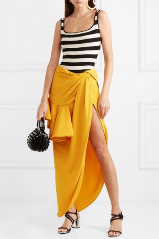 Jupe Jacquemus jaune T.36