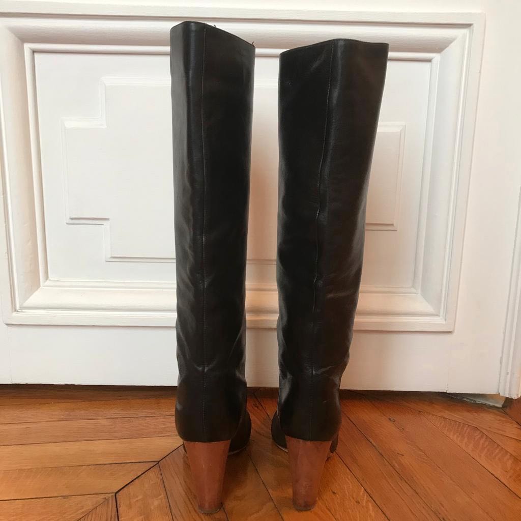 Bottes Sergio Rossi noires T.37,5