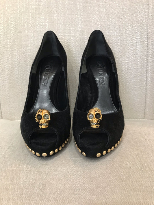 Escarpins Alexander McQueen noirs T.37,5