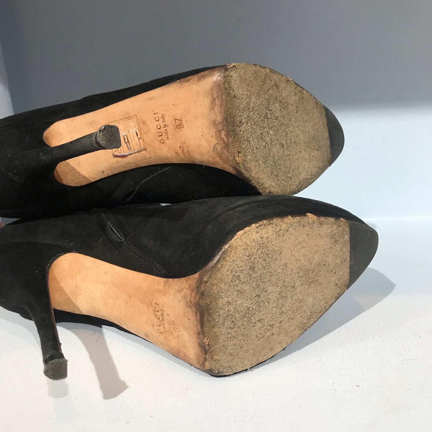 Boots Gucci noires T.37