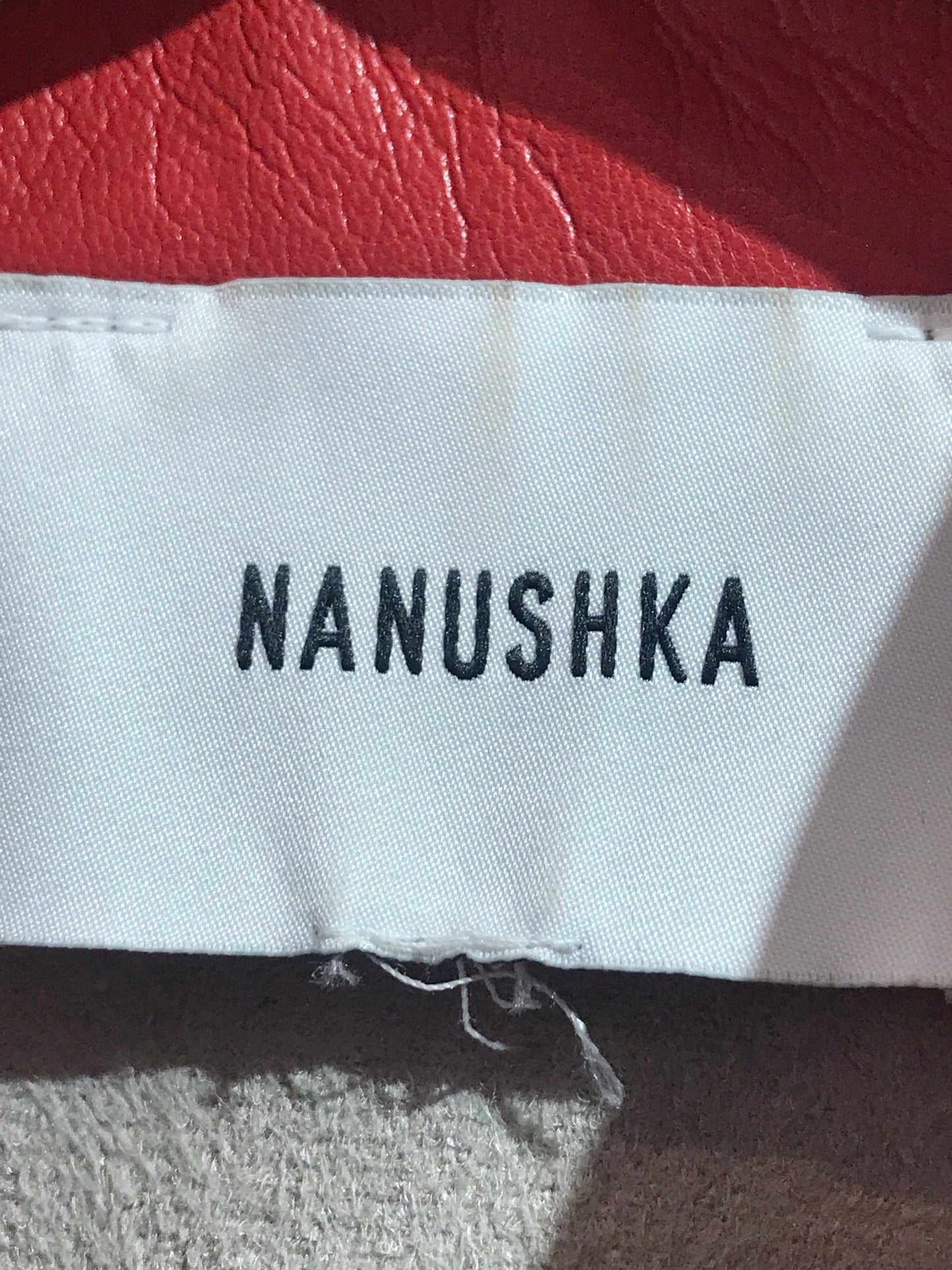 Chemise Nanushka rouge T.XS