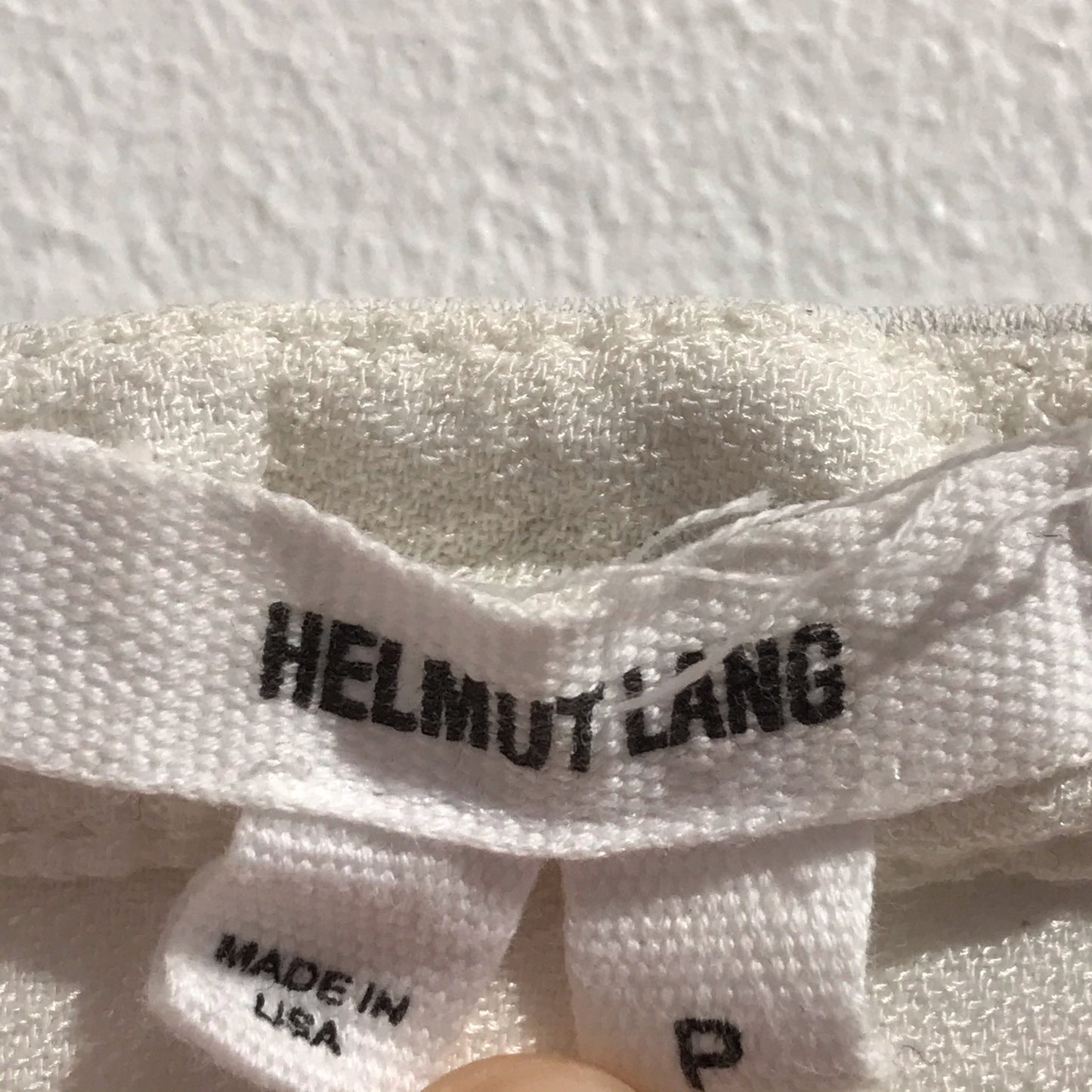 Top Helmut Lang blanc T.S