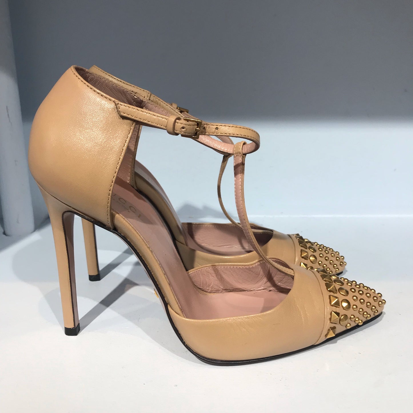 Escarpins Gucci beiges T.35