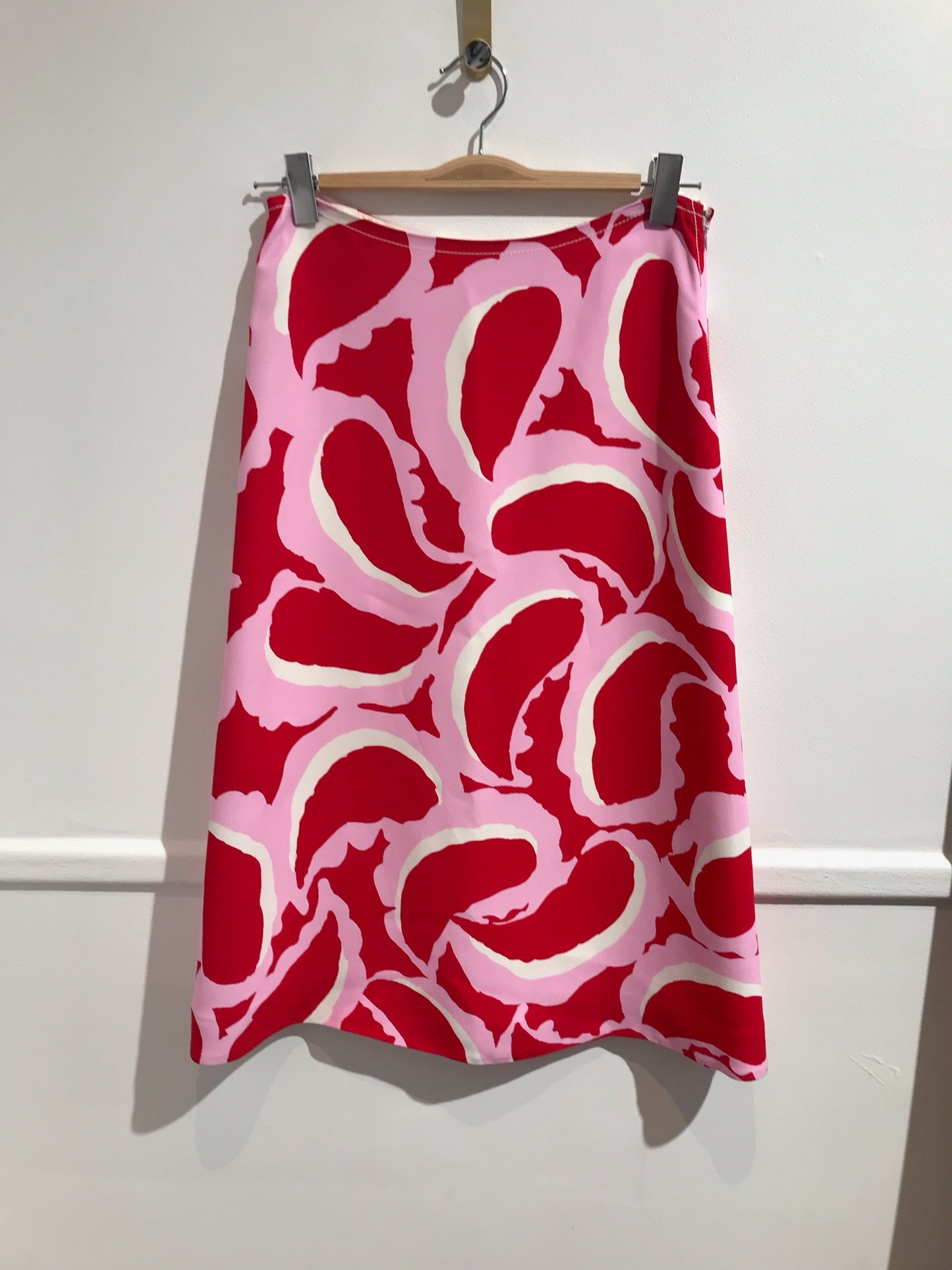 Jupe Marni rouge et rose T.36
