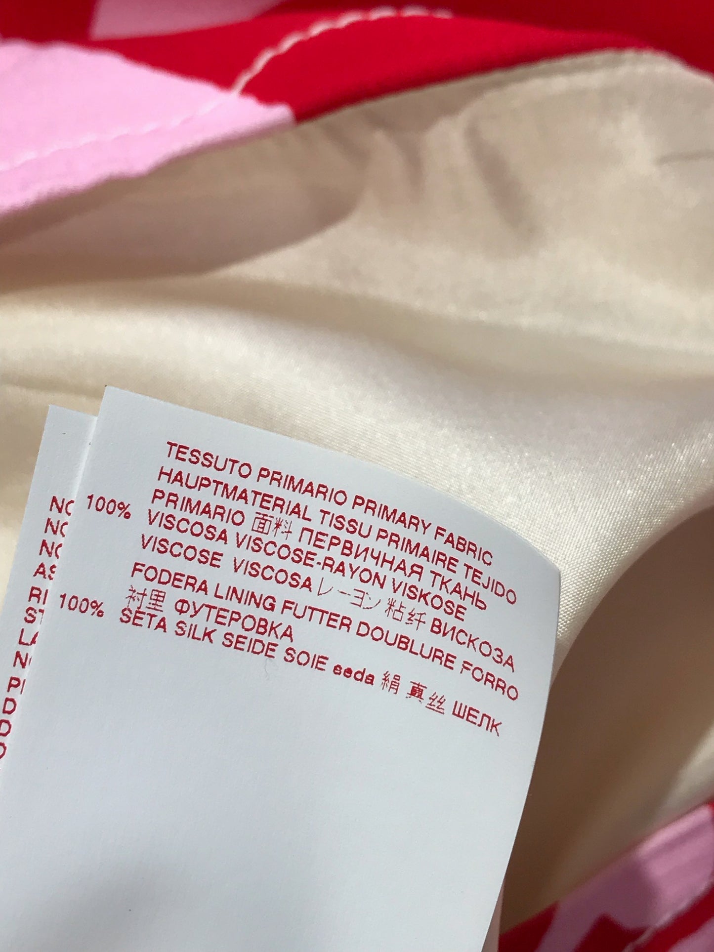 Jupe Marni rouge et rose T.36