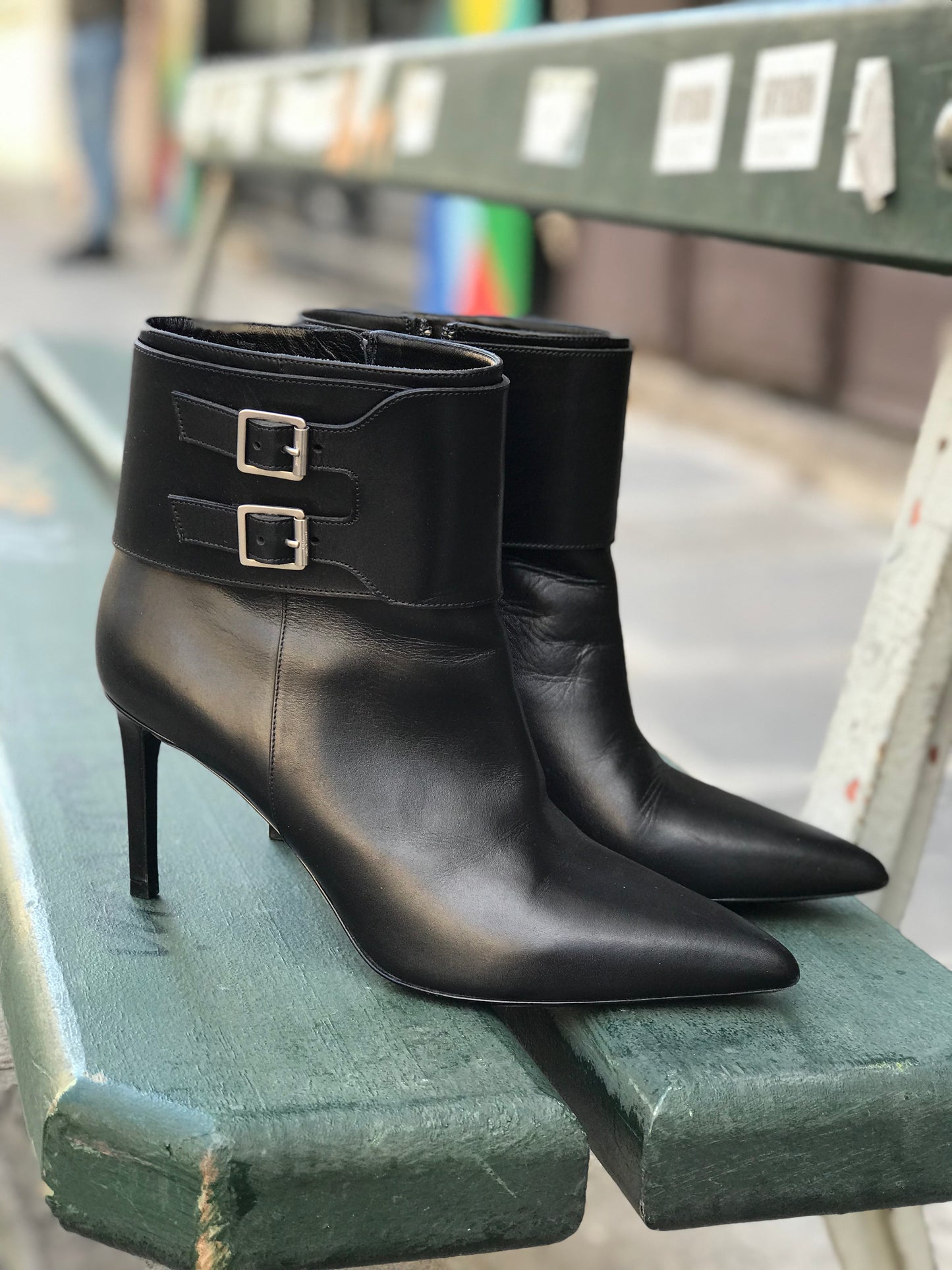 Boots Saint Laurent noires T.38