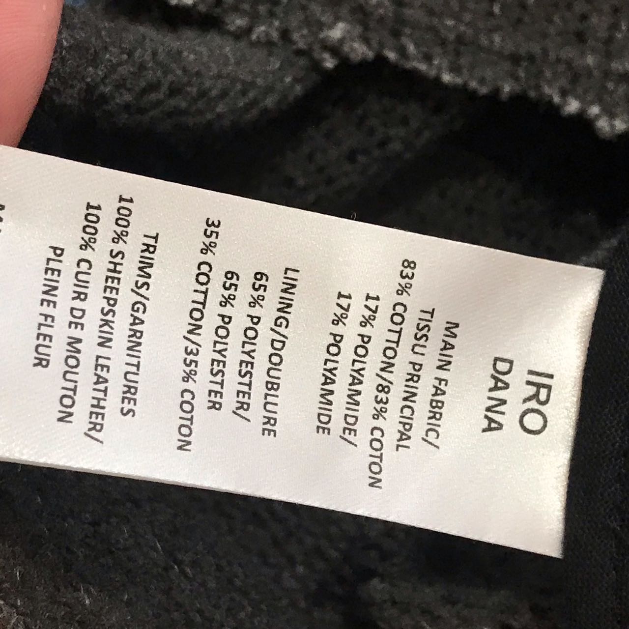 Veste Iro grise T.36