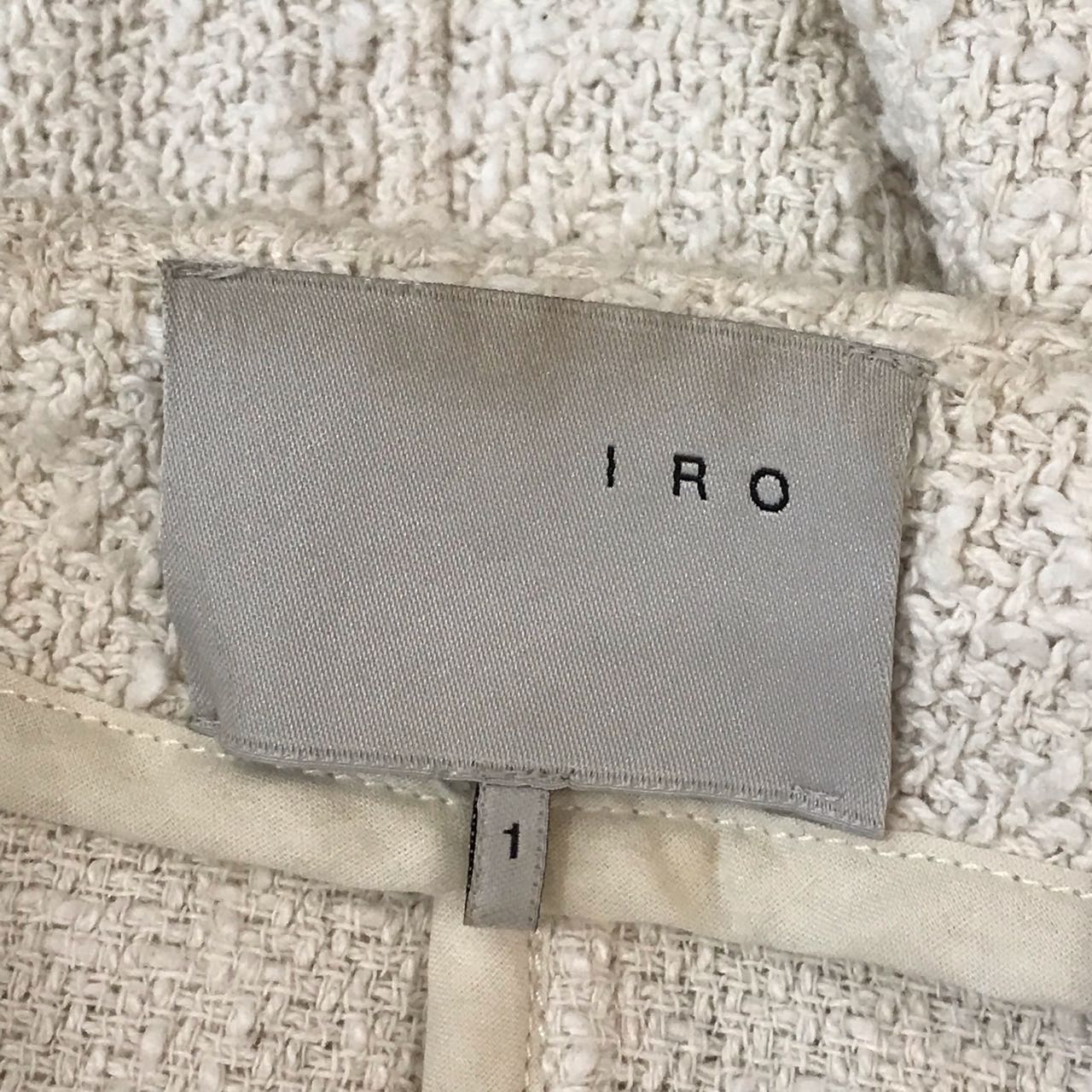Veste Iro écrue T.1