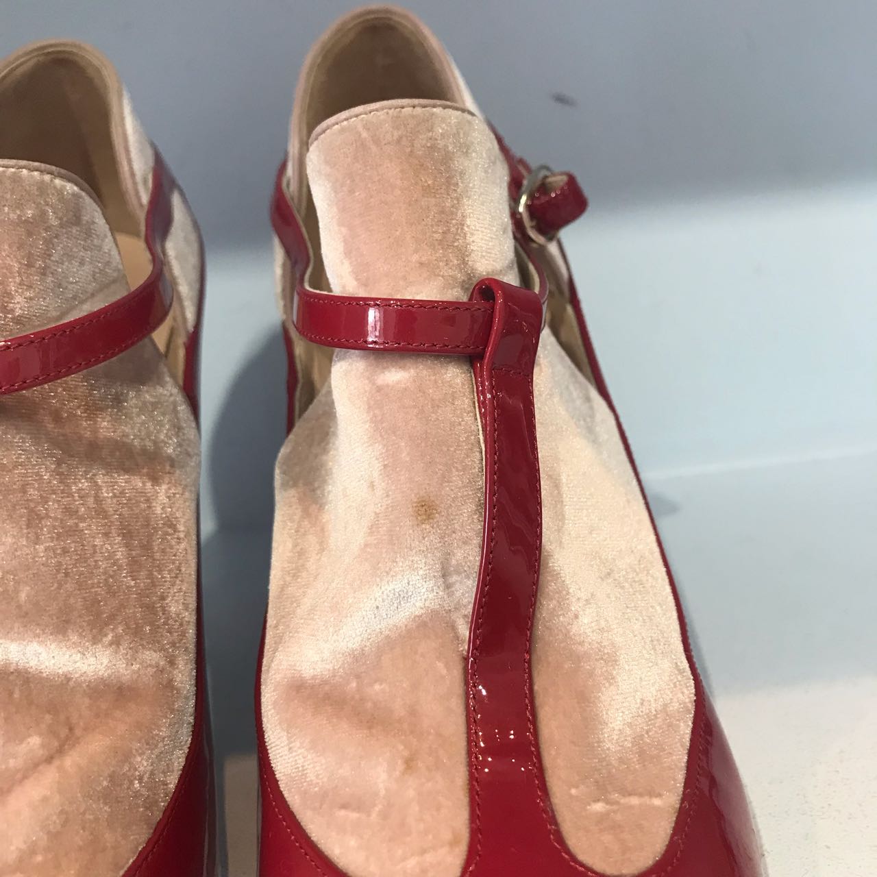 Boots Valentino rouges T.38