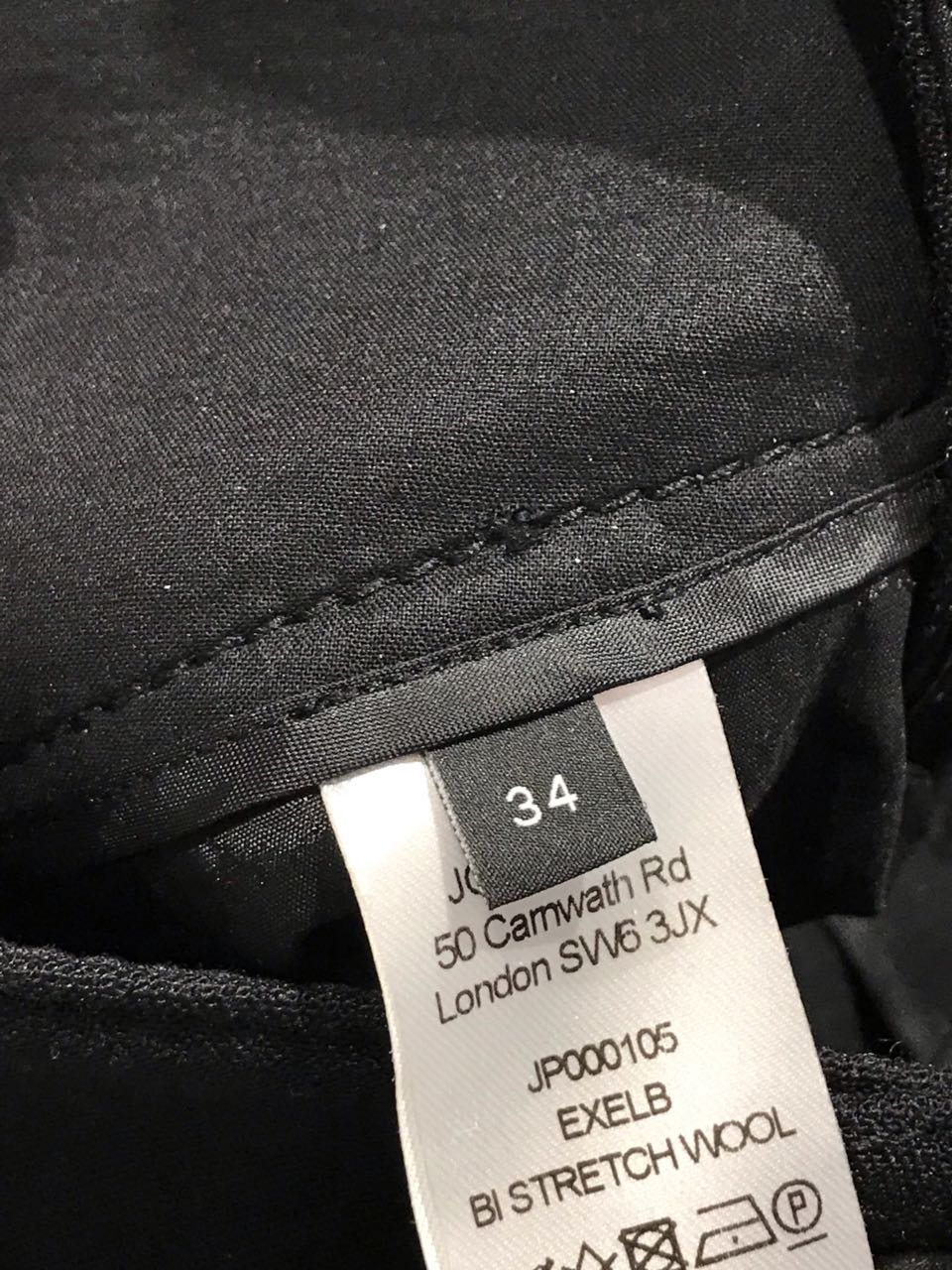 Pantalon Joseph Noir T.M