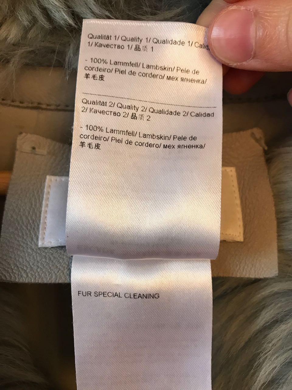 Manteau fourrure Escada T.36