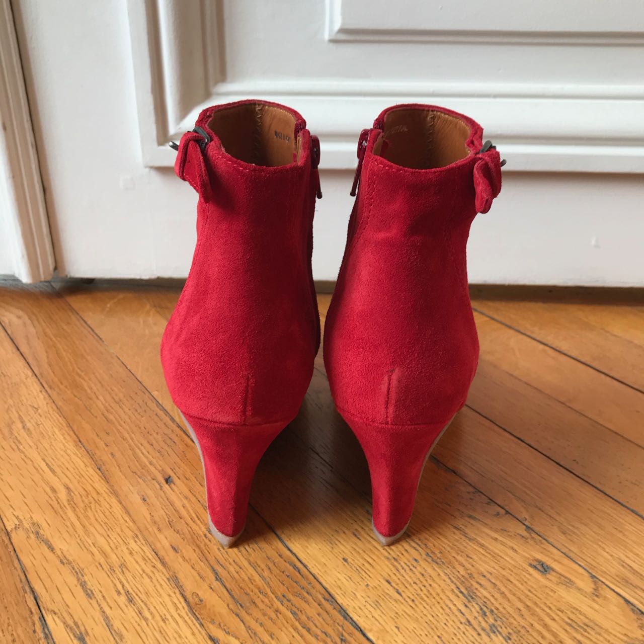 Boots Lanvin rouges T.36