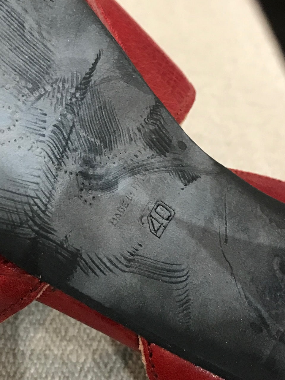 Sandales Marni rouges T.40