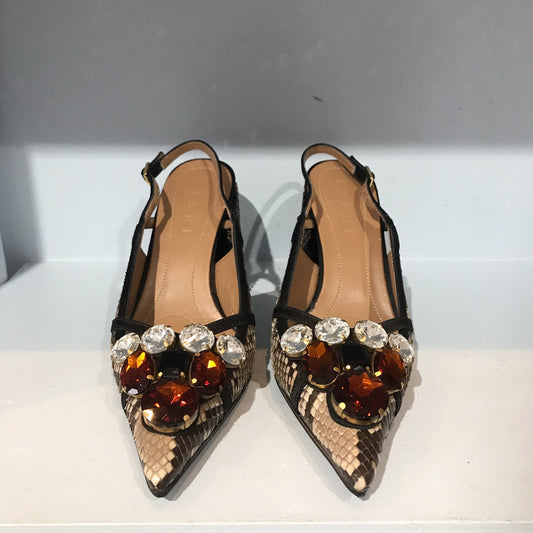 Escarpins Marni python T.39