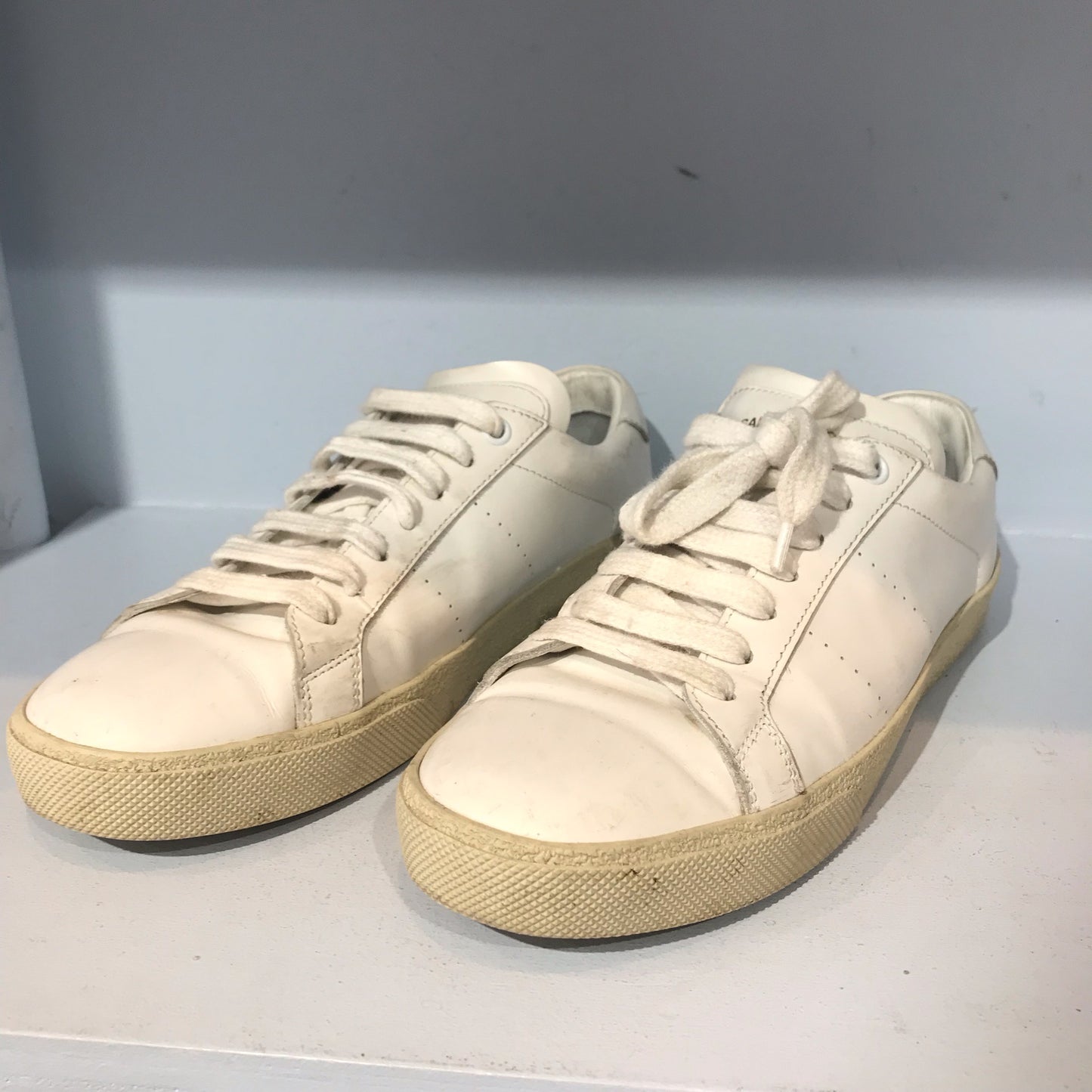 Baskets Saint Laurent blanches T.38 IT