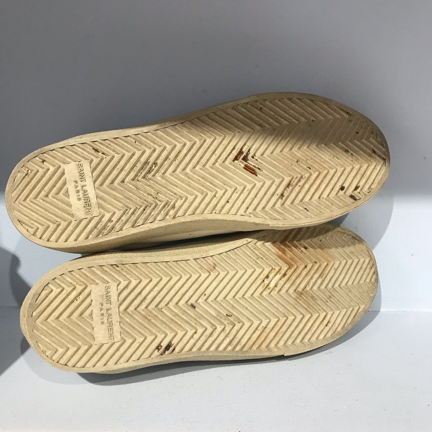 Baskets Saint Laurent blanches T.38 IT