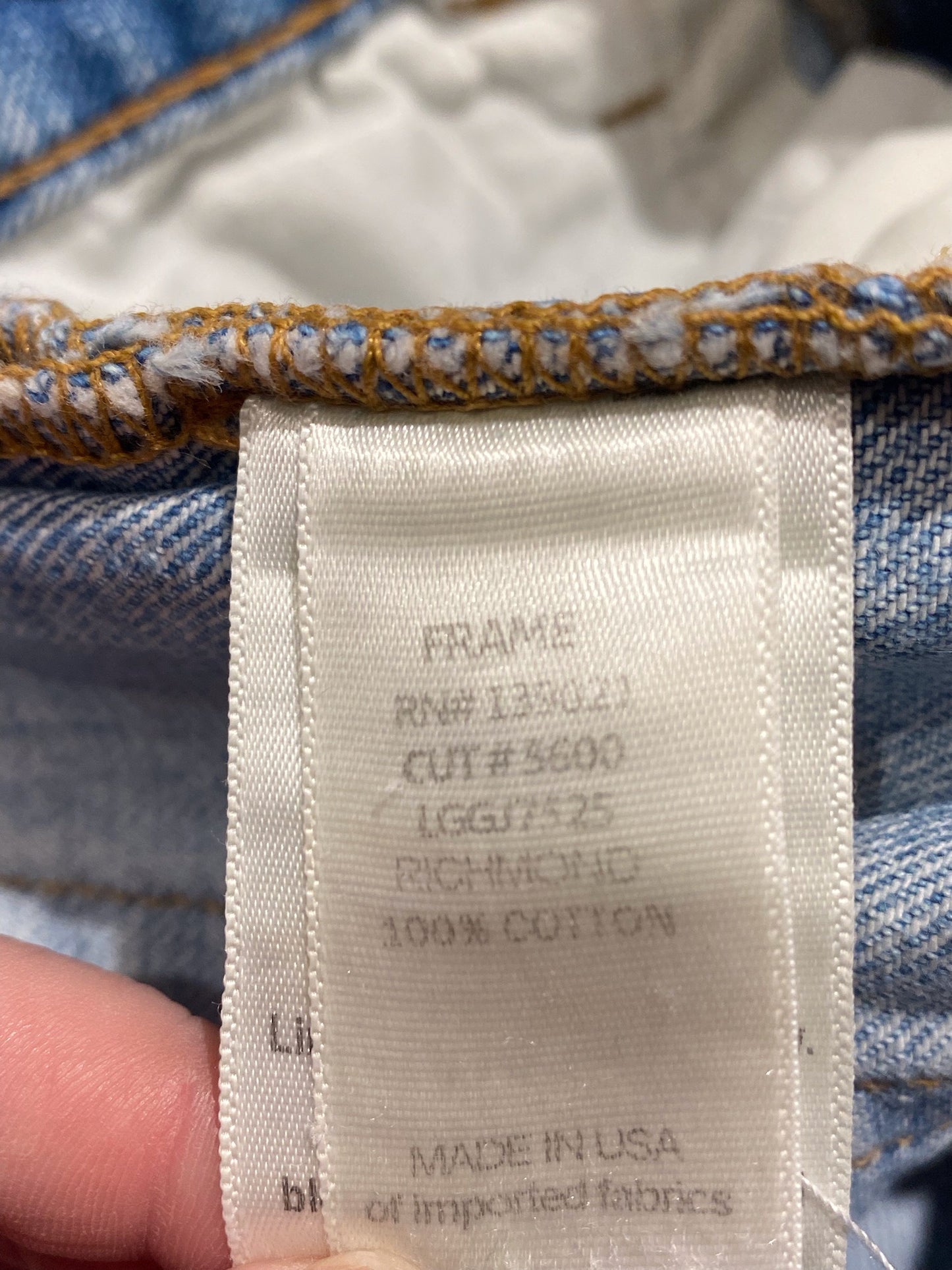 Jeans Frame bleu T.23