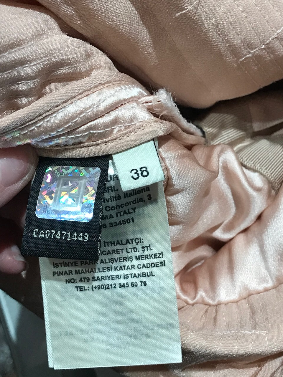 Robe Fendi rose T.34