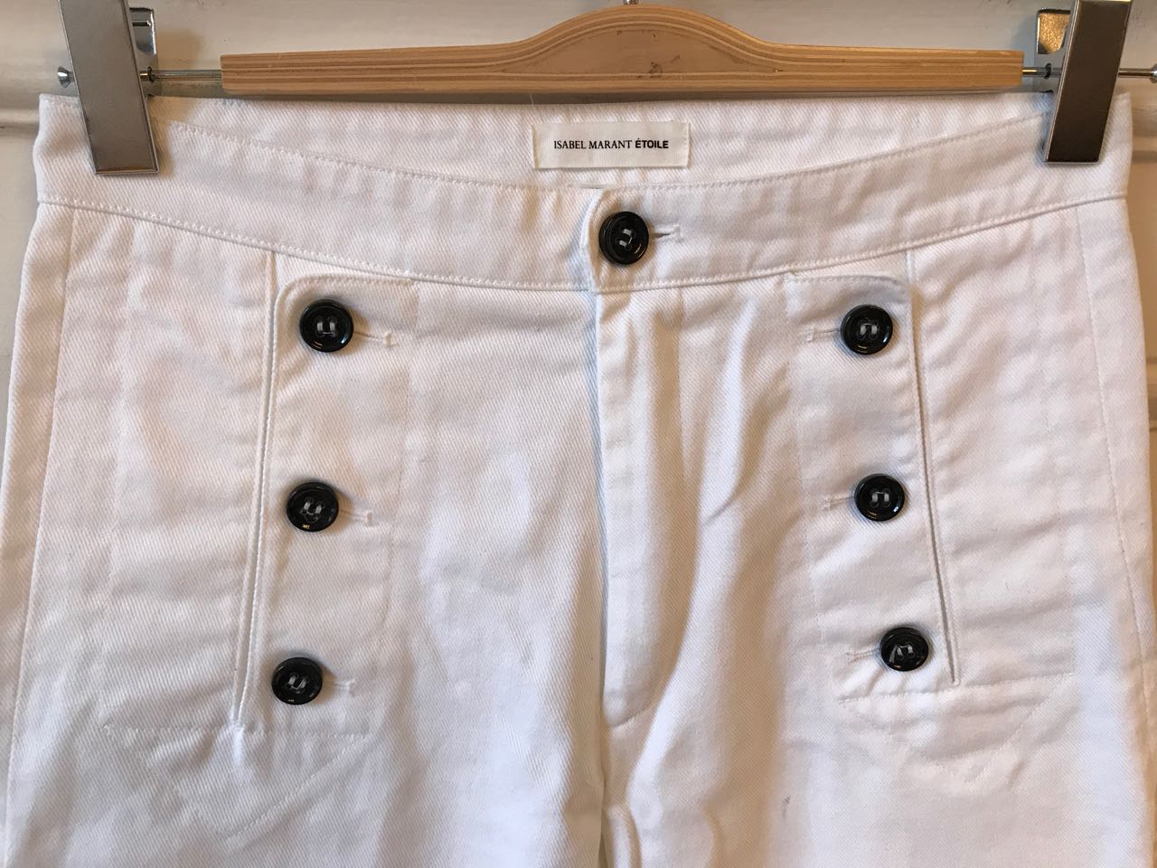 Jeans Isabel Marant Etoile blanc T.36