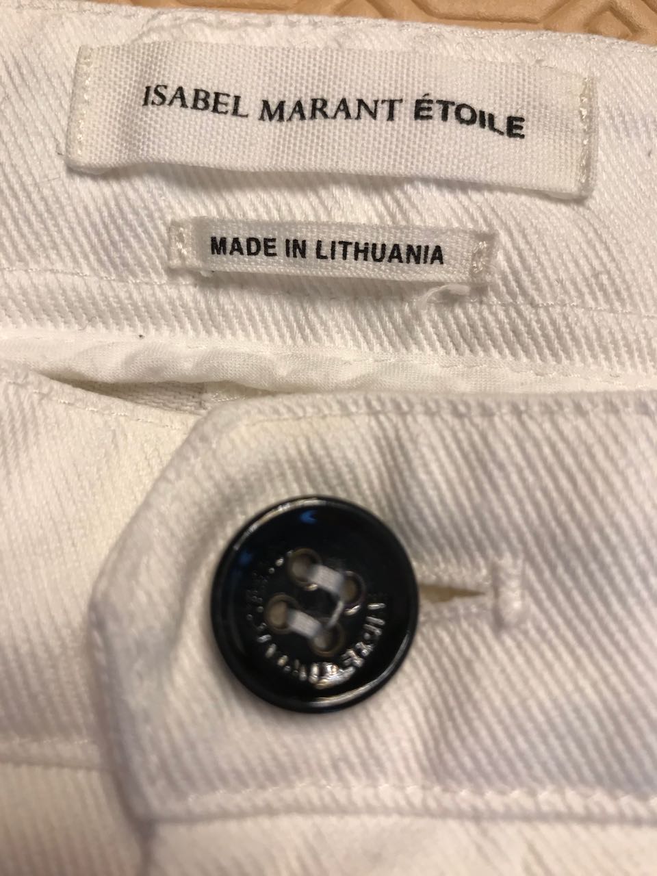 Jeans Isabel Marant Etoile blanc T.36