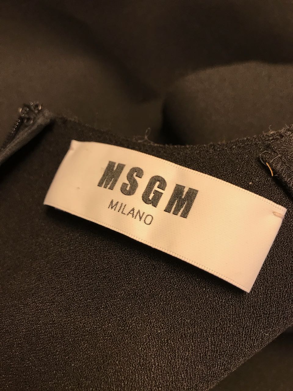Top MSGM noir T.36