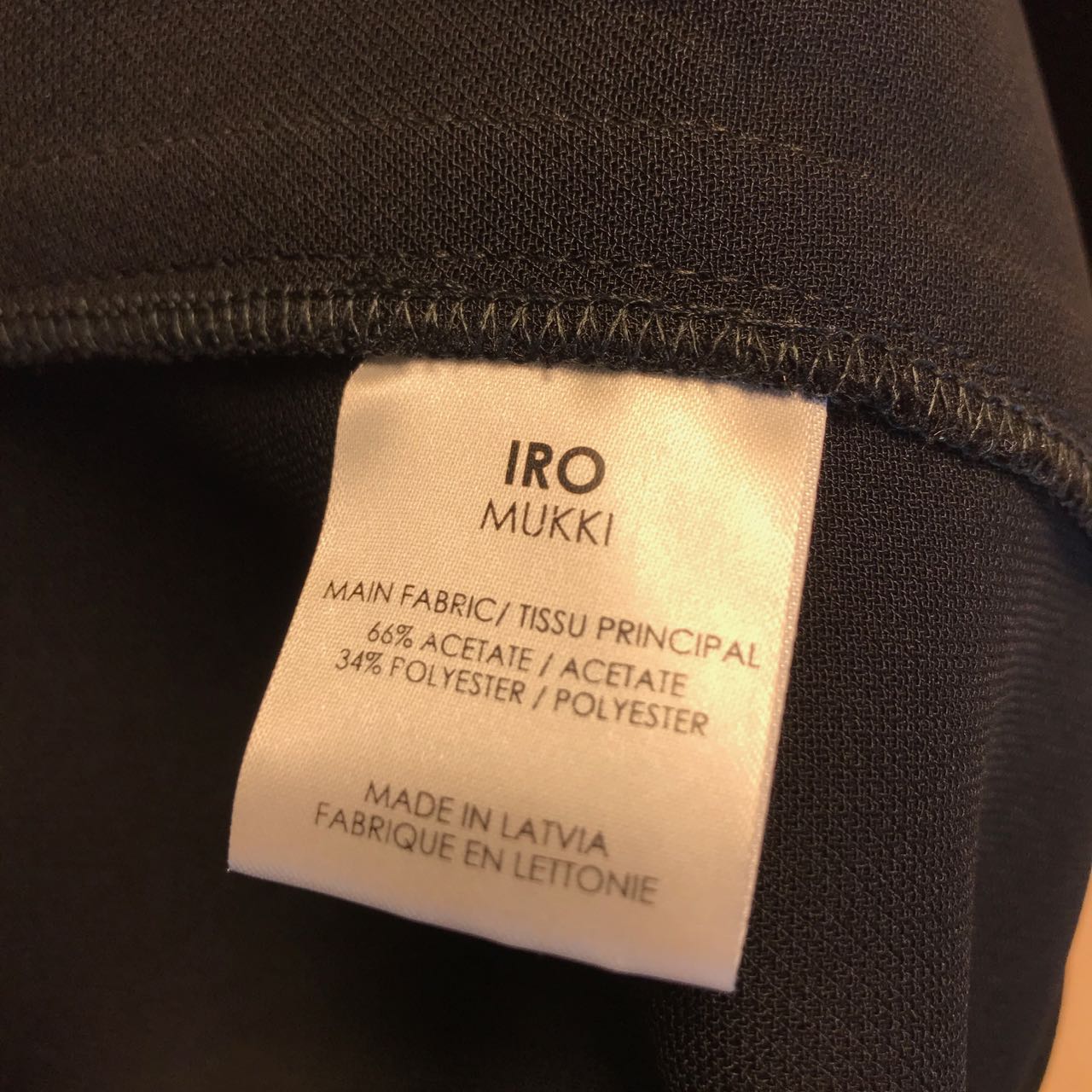 Robe Iro noire T.34