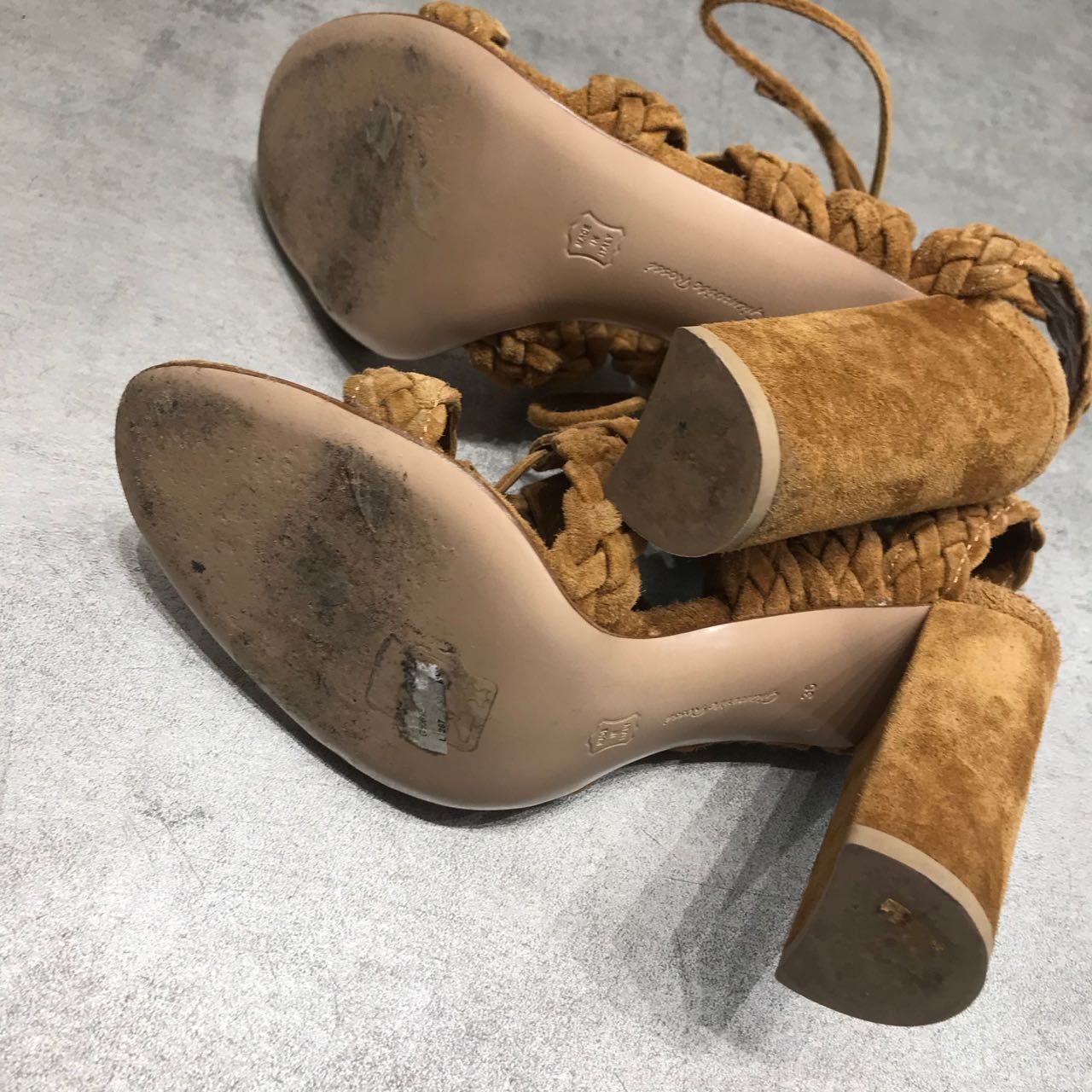 Sandales Gianvito Rossi Camels T.36