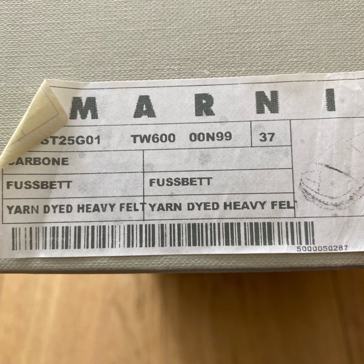 Sandales Marni Fussbett T.37
