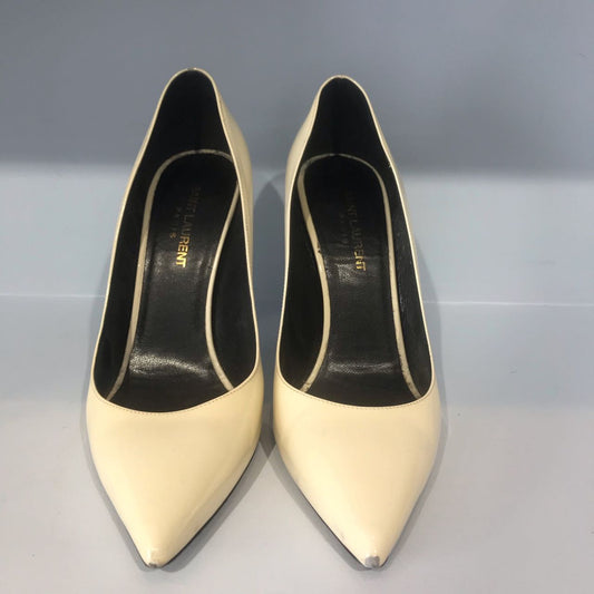 Escarpins Saint Laurent blancs T.41
