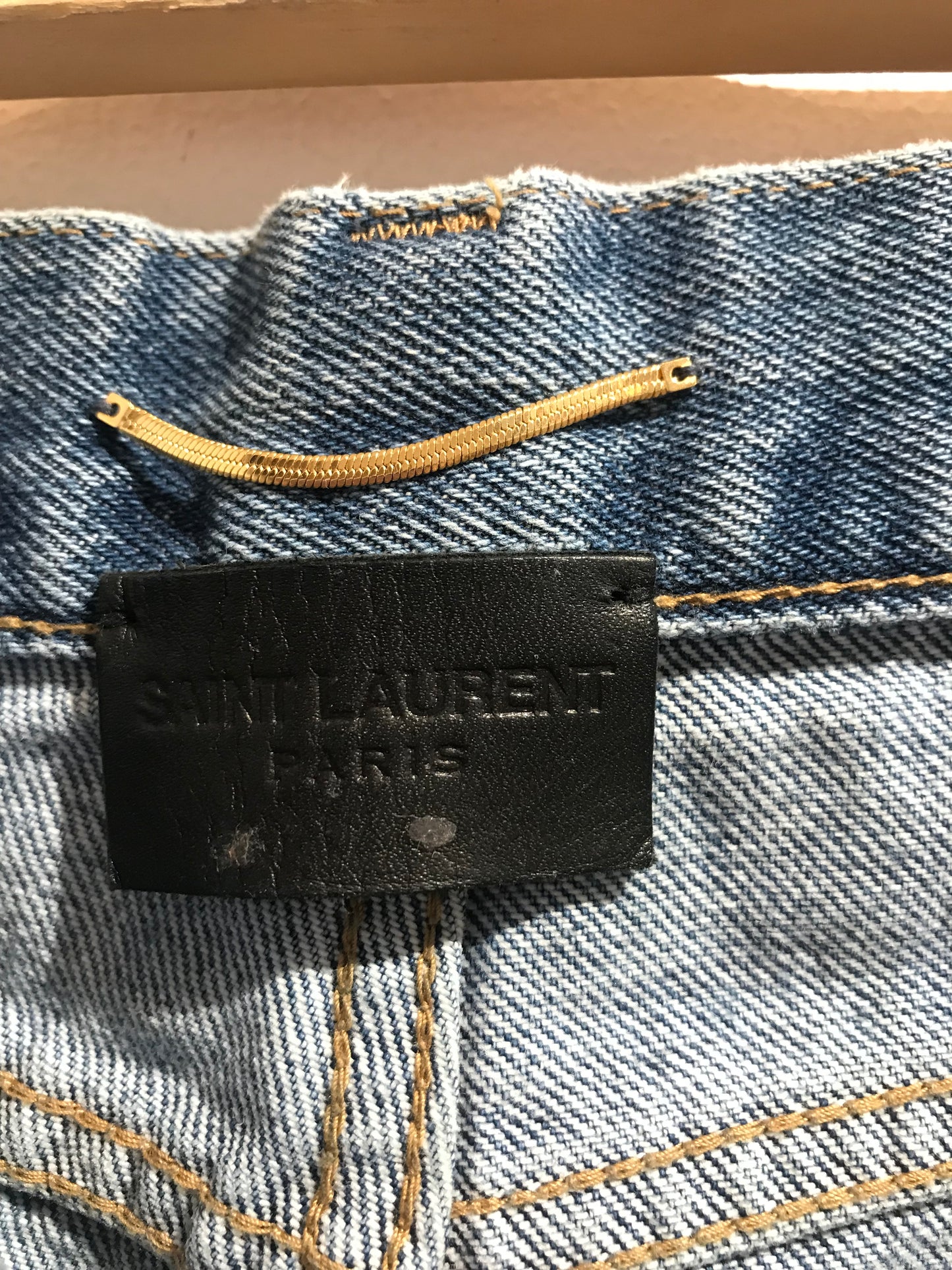Jeans Saint Laurent bleu T.26