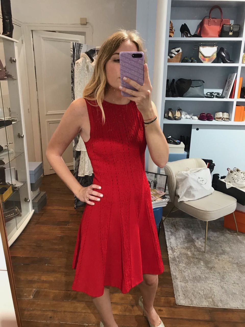 Robe Valentino rouge T.S