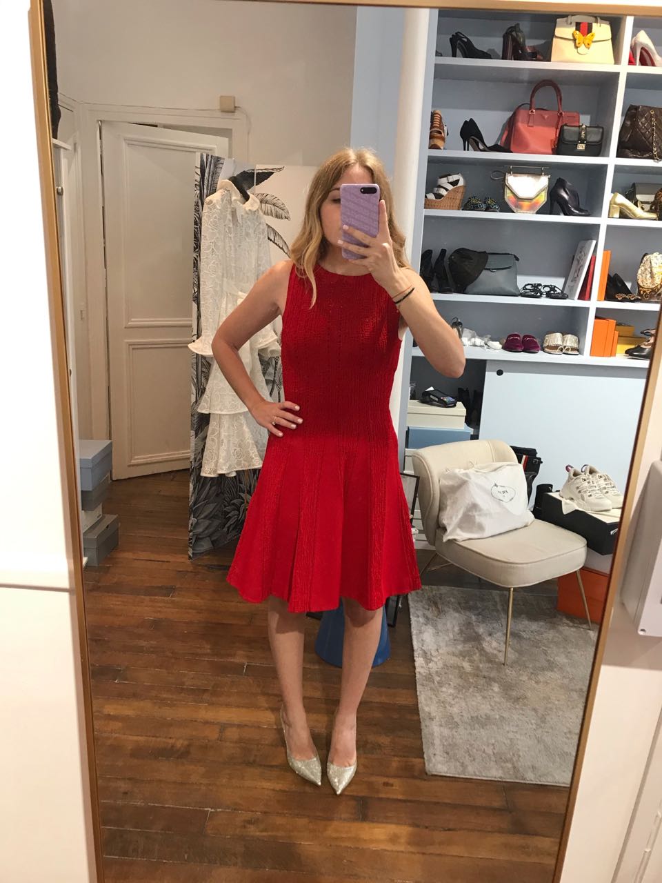 Robe Valentino rouge T.S