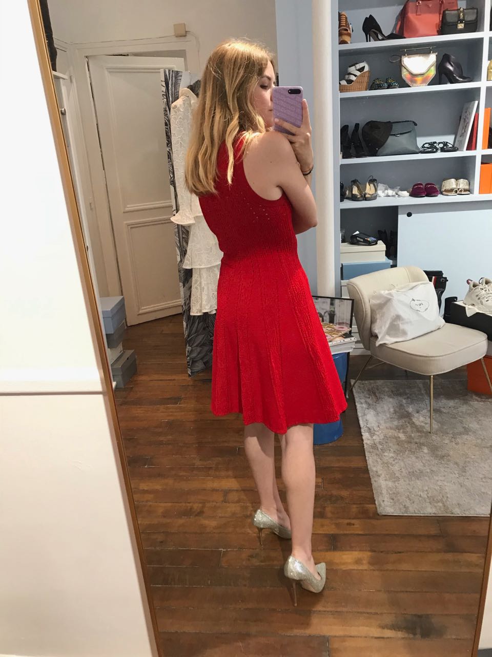 Robe Valentino rouge T.S