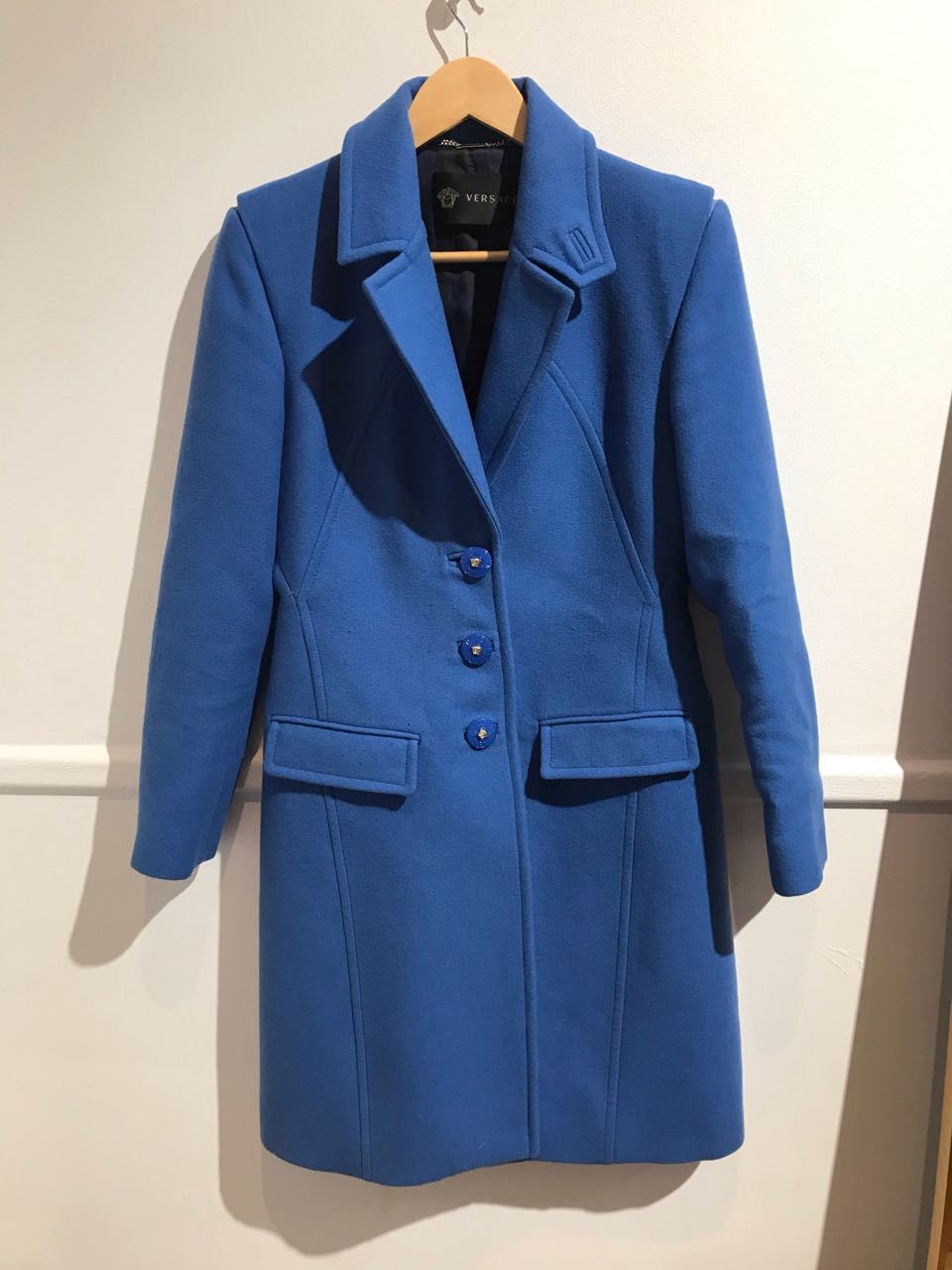 Manteau Versace bleu T.38