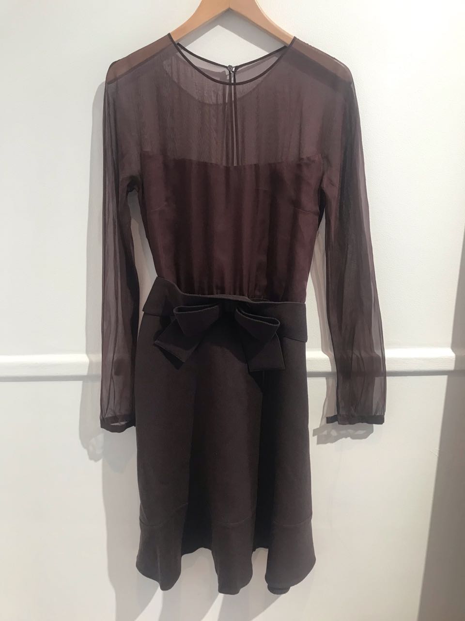Robe Valentino bordeaux T.38
